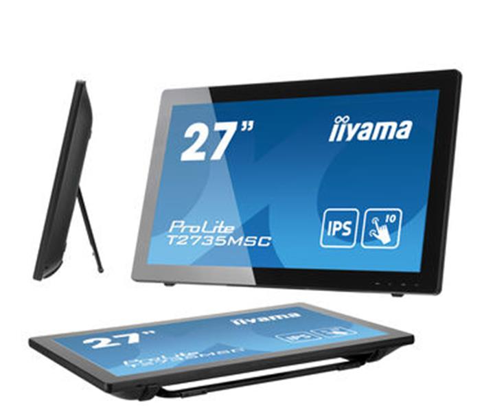 iiyama ProLite T2735MSC-B3 touch screen-monitor 68,6 cm (27"") 1920 x 1080 Pixels Multi-touch Zwart