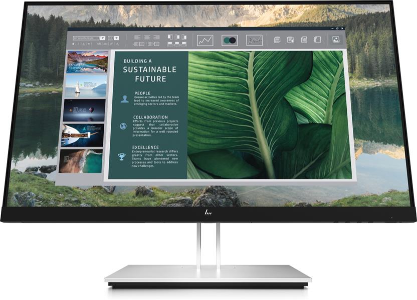 HP E24u G4 60,5 cm (23.8"") 1920 x 1080 Pixels Full HD LCD Zwart, Zilver