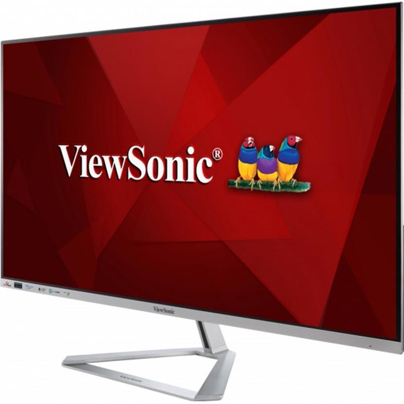 Viewsonic VX Series VX3276-2K-mhd-2 81,3 cm (32"") 2560 x 1440 Pixels Quad HD LED Zilver