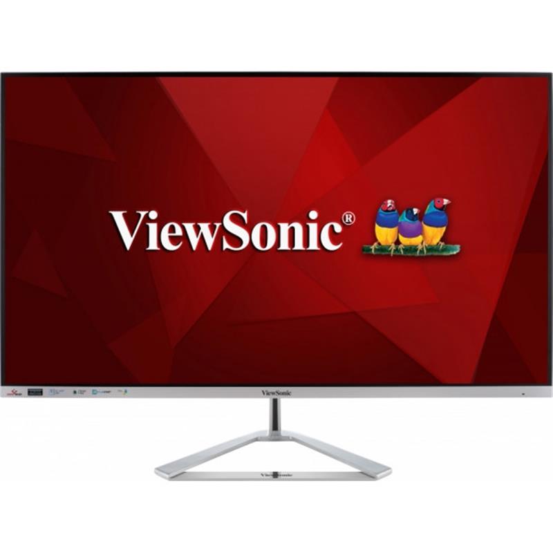 Viewsonic VX Series VX3276-2K-mhd-2 81,3 cm (32"") 2560 x 1440 Pixels Quad HD LED Zilver