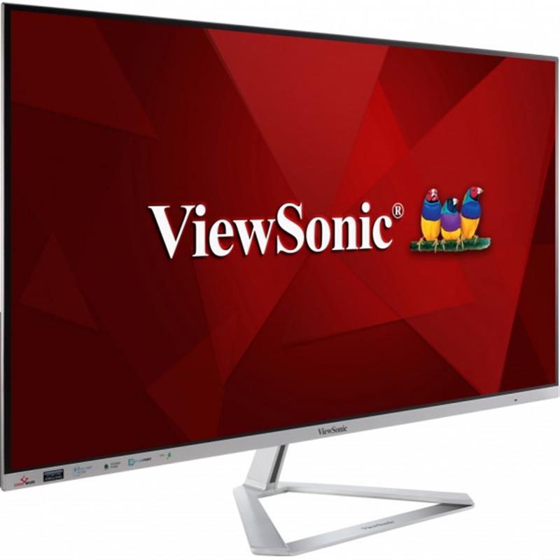 Viewsonic VX Series VX3276-2K-mhd-2 81,3 cm (32"") 2560 x 1440 Pixels Quad HD LED Zilver