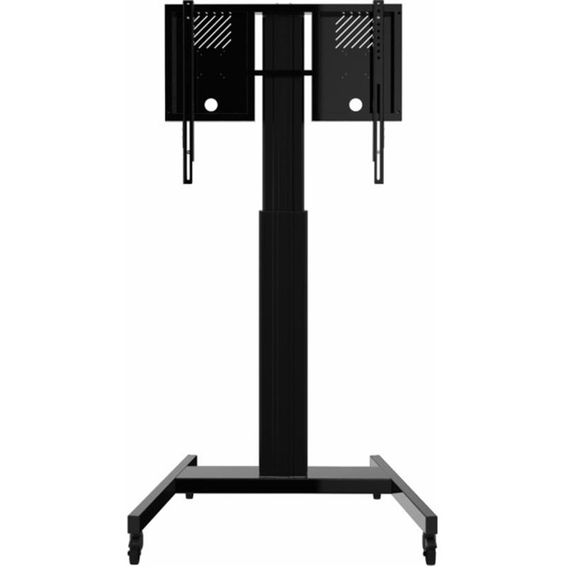 Movable trolley for 42 inch to 86 inch screen - Motorized highed injustable