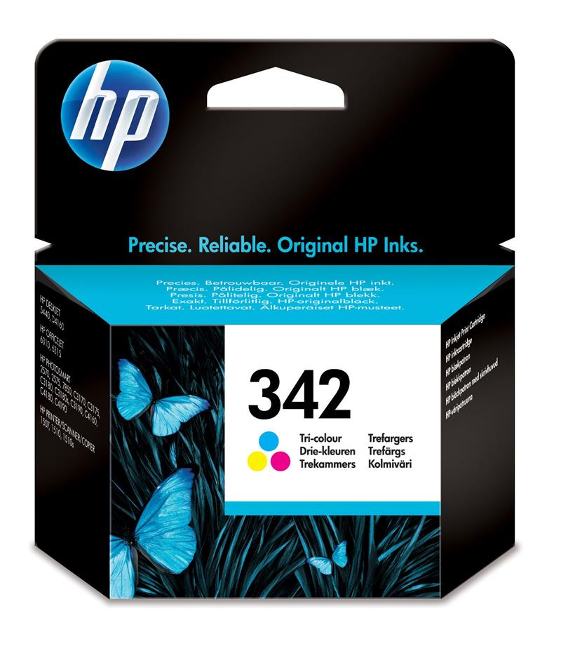 HP 342 Origineel Cyaan, Magenta, Geel 1 stuk(s)