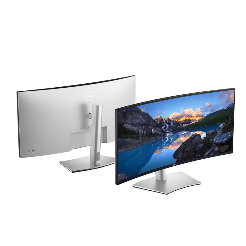 DELL UltraSharp U3821DW 95,2 cm (37.5"") 3840 x 1600 Pixels Wide Quad HD+ LCD Grijs