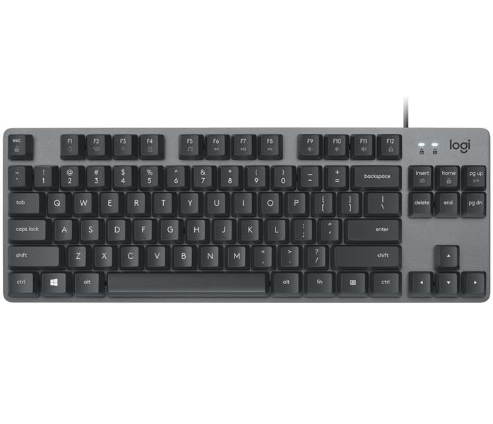 Logitech K835 TKL Mechanical Keyboard toetsenbord USB Frans Grafiet, Grijs