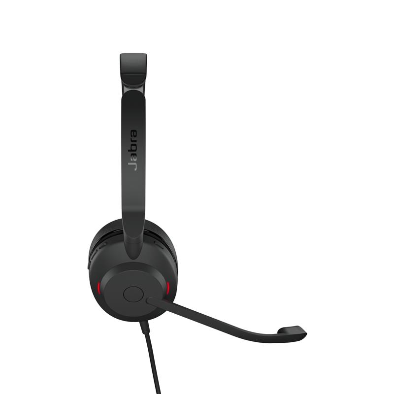 Jabra Evolve2 30, UC Stereo Headset Bedraad Hoofdband Kantoor/callcenter USB Type-A Zwart