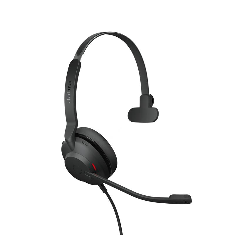 Jabra Evolve2 30, UC Mono Headset Bedraad Hoofdband Kantoor/callcenter USB Type-A Zwart