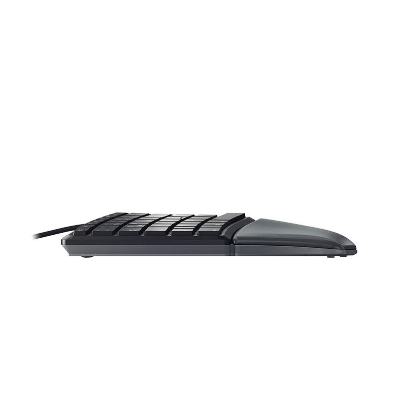 CHERRY KC 4500 ERGO toetsenbord USB QWERTY Amerikaans Engels Zwart