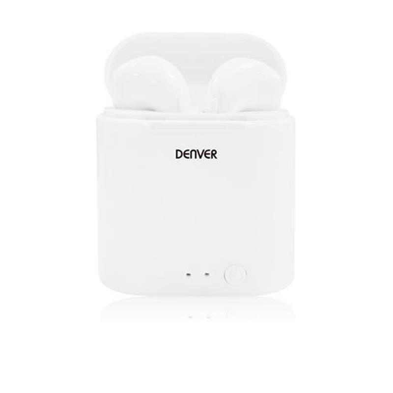 Denver MK3 hoofdtelefoon headset In-ear Bluetooth Wit