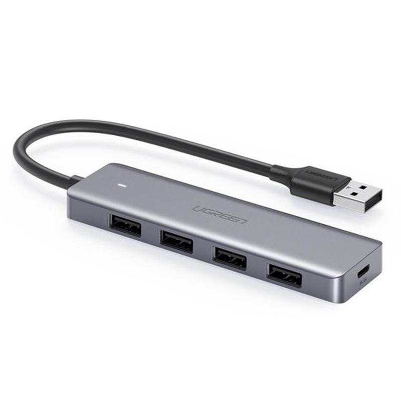 Ugreen 50985 interface hub USB 3.2 Gen 1 (3.1 Gen 1) Type-A 5000 Mbit/s Zilver