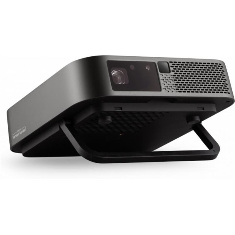 Viewsonic M2e beamer/projector Desktopprojector 400 ANSI lumens LED 1080p (1920x1080) 3D Grijs, Wit