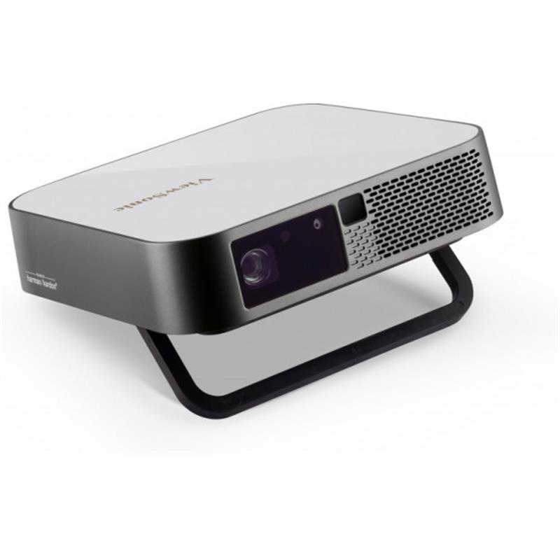 Viewsonic M2e beamer/projector Desktopprojector 400 ANSI lumens LED 1080p (1920x1080) 3D Grijs, Wit