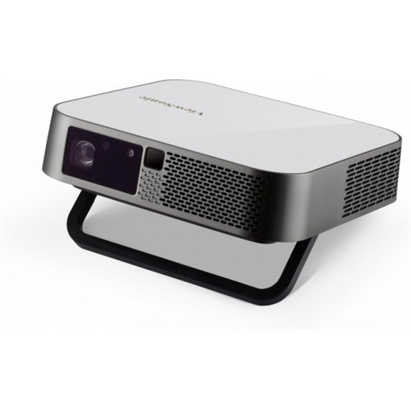 Viewsonic M2e beamer/projector Desktopprojector 400 ANSI lumens LED 1080p (1920x1080) 3D Grijs, Wit