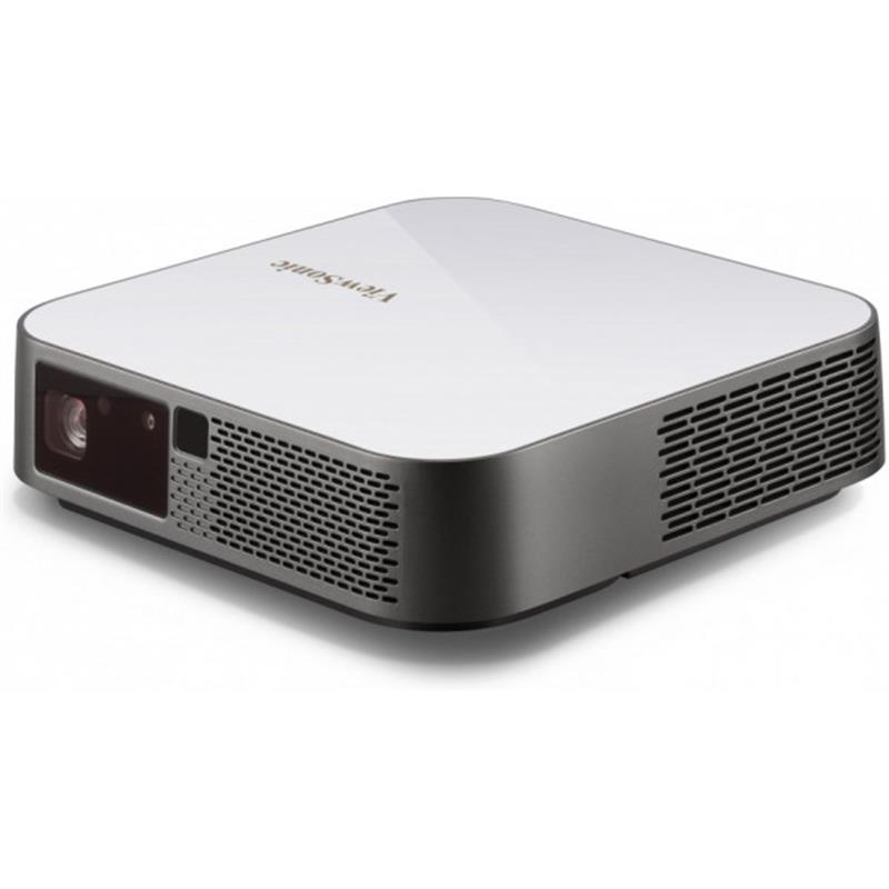 Viewsonic M2e beamer/projector Projector met korte projectieafstand 1000 ANSI lumens LED 1080p (1920x1080) 3D Grijs, Wit