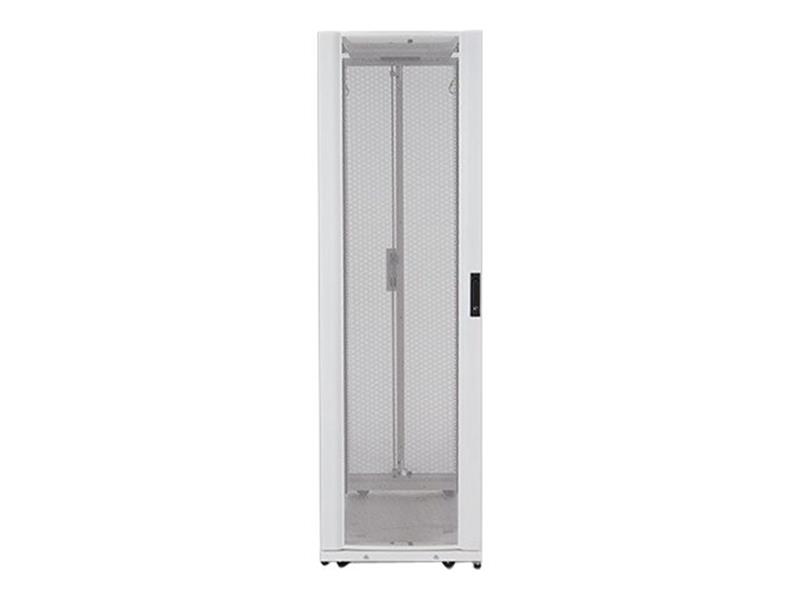 APC NetShelter SX 42U 600mm(b) x 1070mm(d) 19"" IT rack, behuizing met zijpanelen, wit