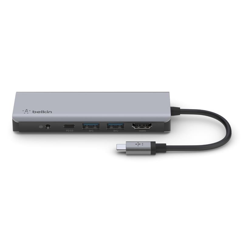 Belkin AVC009btSGY USB 3.2 Gen 1 (3.1 Gen 1) Type-C 5000 Mbit/s Zilver