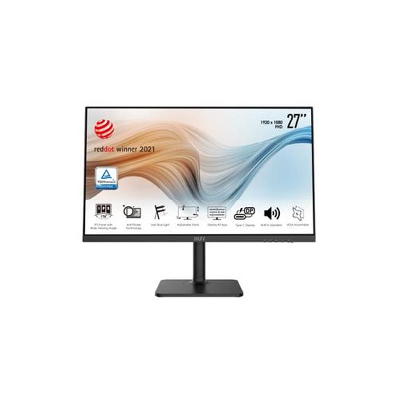 MSI Modern MD271P 68,6 cm (27"") 1920 x 1080 Pixels Full HD LCD Zwart