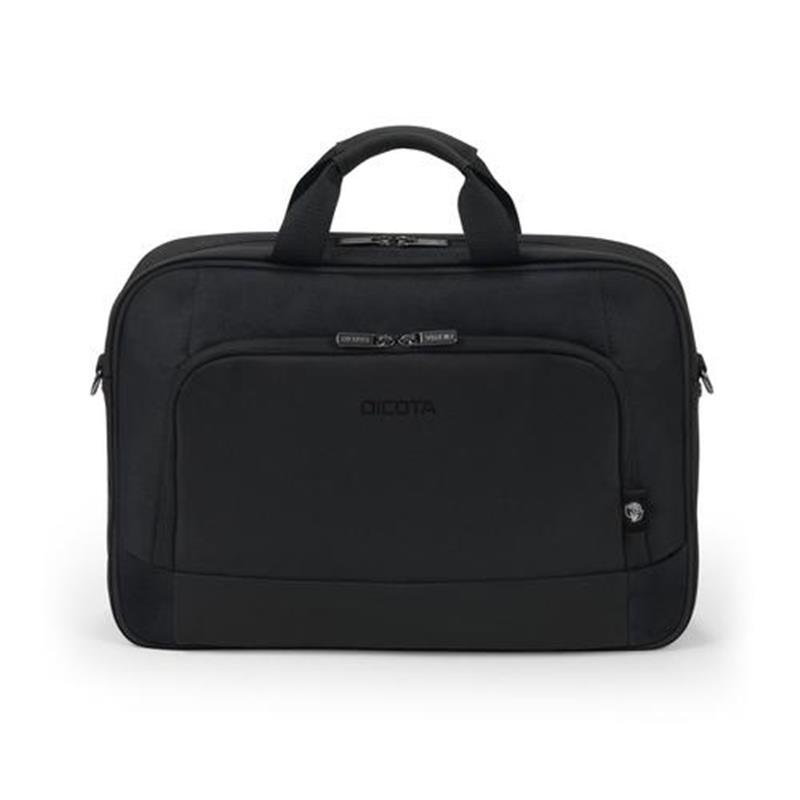 Dicota Eco Top Traveller BASE notebooktas 35 8 cm 14 1 Tas met bovensluiting Zwart