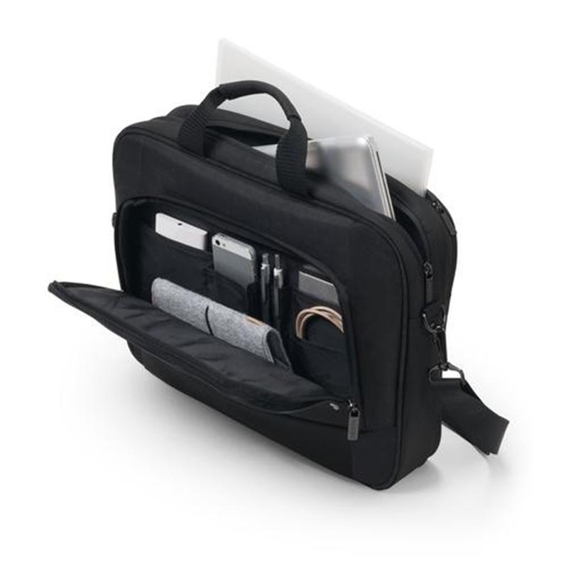 Dicota Eco Top Traveller BASE notebooktas 35 8 cm 14 1 Tas met bovensluiting Zwart