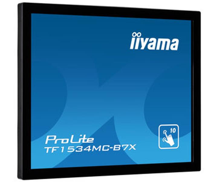 iiyama ProLite TF1534MC-B7X touch screen-monitor 38,1 cm (15"") 1024 x 768 Pixels Multi-touch Multi-gebruiker Zwart