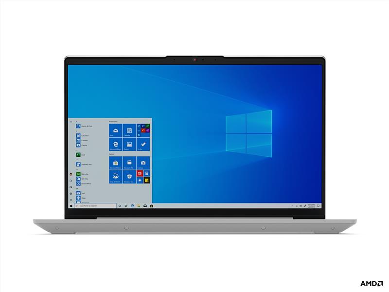 Lenovo IdeaPad 5 5700U Notebook 35,6 cm (14"") Full HD AMD Ryzen™ 7 8 GB DDR4-SDRAM 512 GB SSD Wi-Fi 6 (802.11ax) Windows 10 Home Grijs, Platina