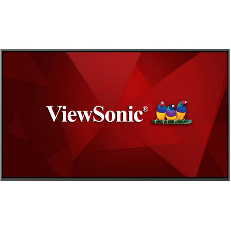 Viewsonic CDE8620 beeldkrant Digitale signage flatscreen 2,18 m (86"") IPS 4K Ultra HD Zwart