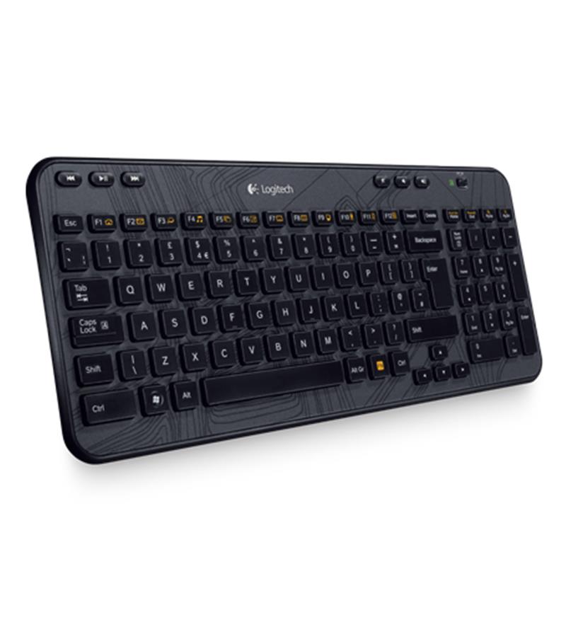 Logitech K360 toetsenbord RF Draadloos QWERTY Nederlands Zwart