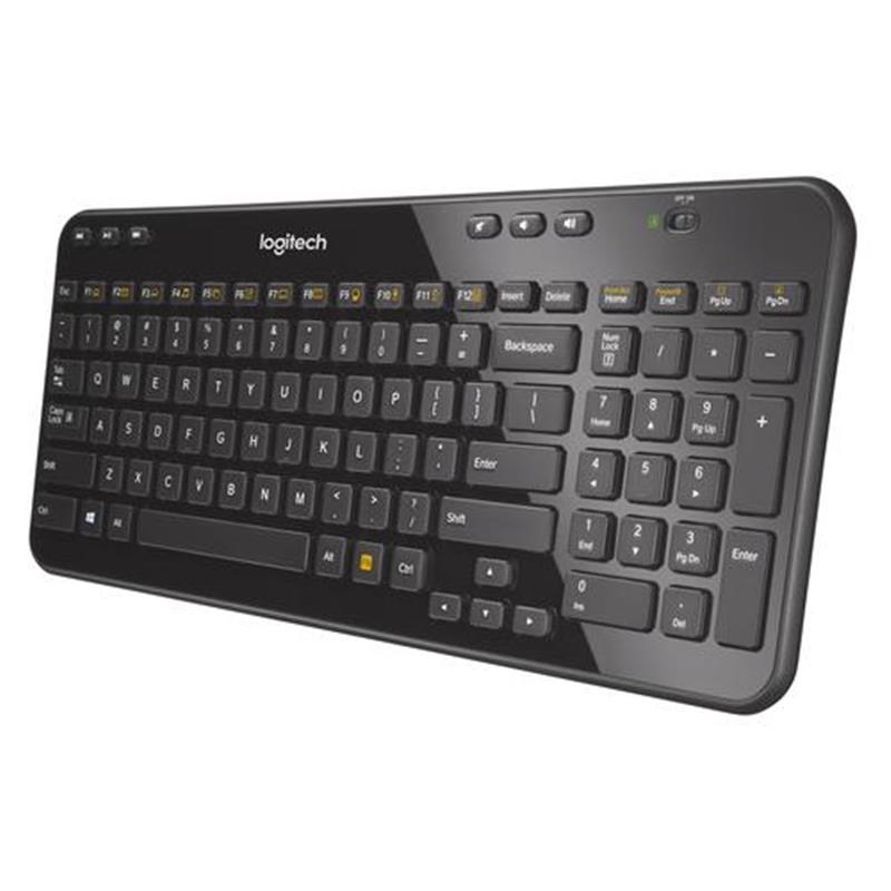 Logitech K360 toetsenbord RF Draadloos QWERTY Nederlands Zwart