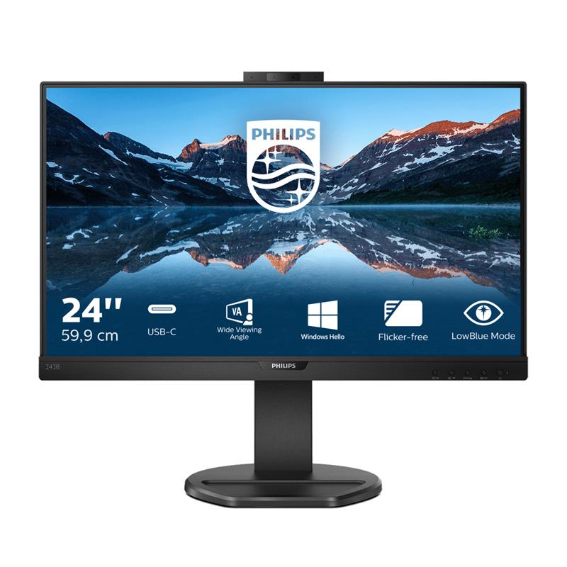 Philips B Line 243B9H/00 LED display 60,5 cm (23.8"") 1920 x 1080 Pixels Full HD Zwart