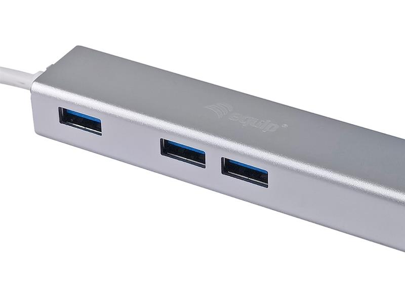 Equip 133481 interface hub USB 3.2 Gen 1 (3.1 Gen 1) Type-C 5000 Mbit/s Zilver