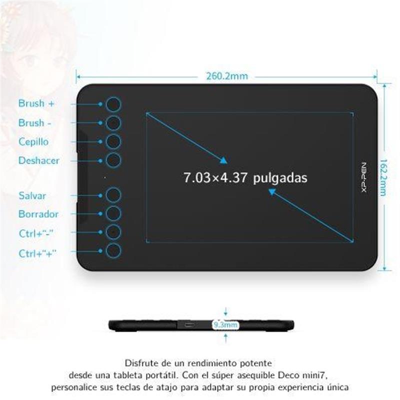 XP-Pen Tablets DECO Mini7