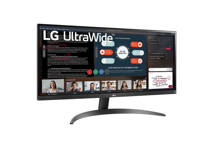 LG 29WP500-B computer monitor 73,7 cm (29"") 2560 x 1080 Pixels UltraWide Full HD LED Zwart