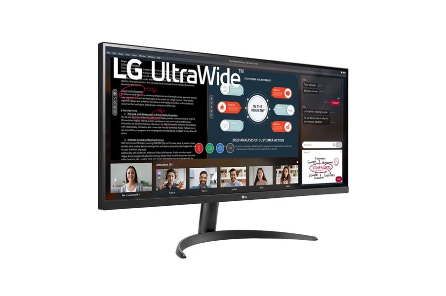 LG 34WP500-B 86,4 cm (34"") 2560 x 1080 Pixels UltraWide Full HD LED Zwart