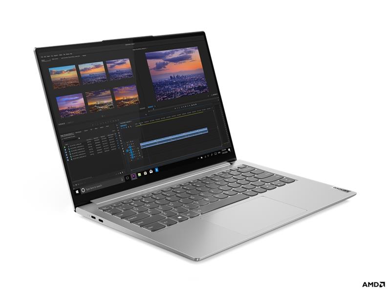 Lenovo Yoga Slim 7 Pro 5800HS Notebook 35,6 cm (14"") AMD Ryzen™ 7 16 GB LPDDR4-SDRAM 512 GB SSD NVIDIA GeForce MX450 Wi-Fi 6 (802.11ax) Windows 10 Ho