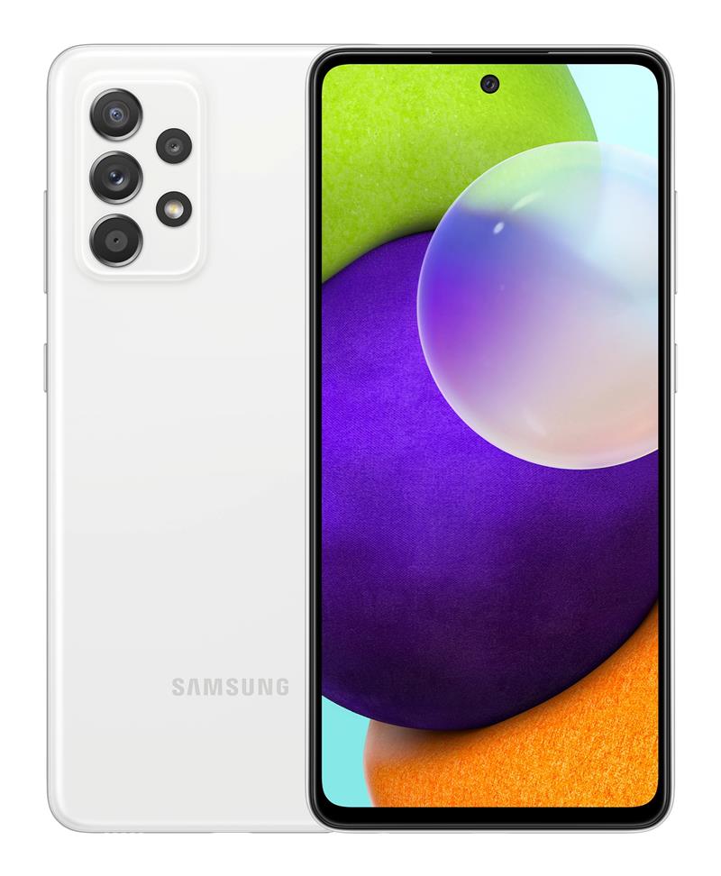 Samsung Galaxy A52 4G SM-A525F 16,5 cm (6.5"") Dual SIM Android 11 USB Type-C 6 GB 128 GB 4500 mAh Wit