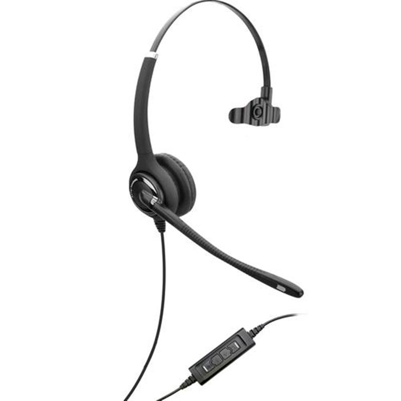 Axtel hoofdtelefoon headset Hoofdband USB Type-A Zwart Zilver