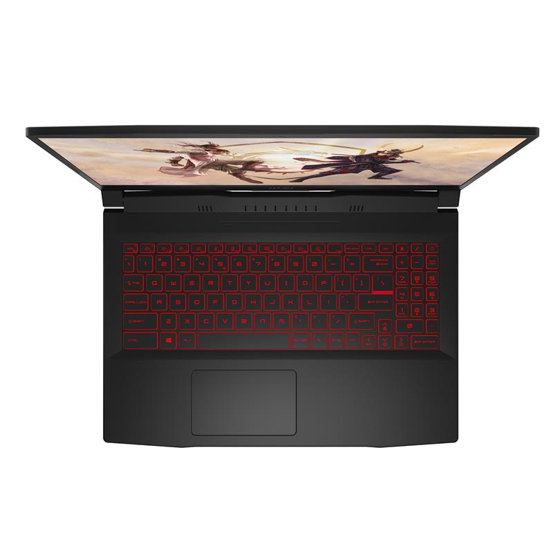 MSI Gaming GF66 11UC-009NL Katana Notebook 39,6 cm (15.6"") Full HD Intel® 11de generatie Core™ i7 8 GB DDR4-SDRAM 512 GB SSD NVIDIA GeForce RTX 3050 