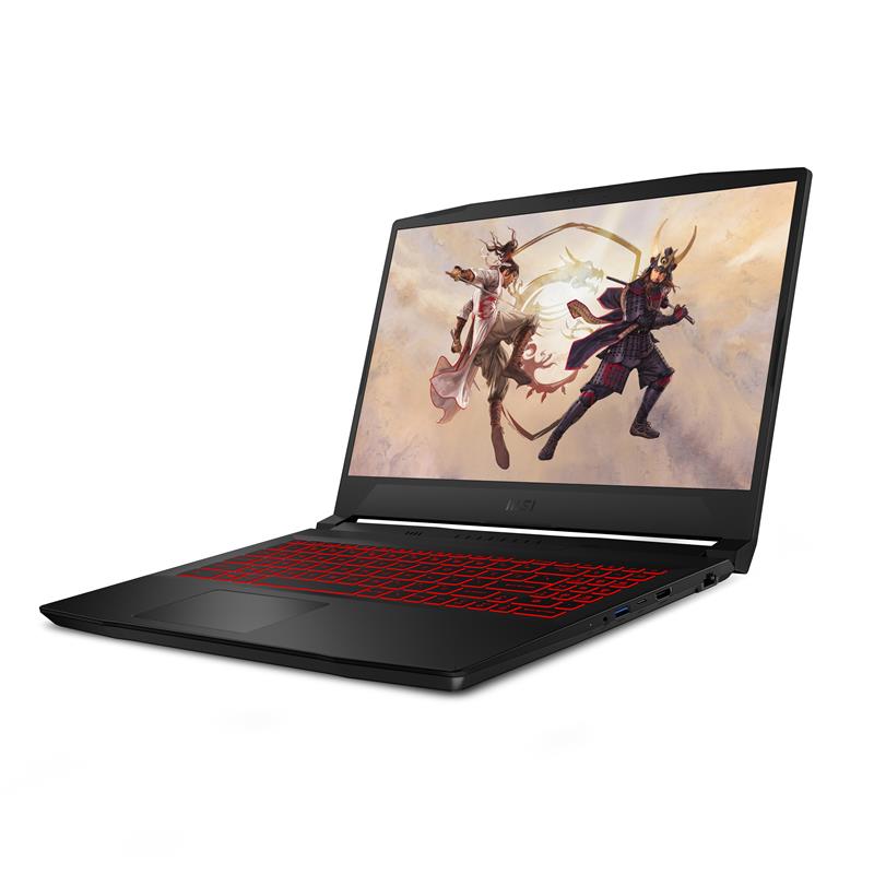 MSI Gaming GF66 11UC-009NL Katana Notebook 39,6 cm (15.6"") Full HD Intel® 11de generatie Core™ i7 8 GB DDR4-SDRAM 512 GB SSD NVIDIA GeForce RTX 3050 