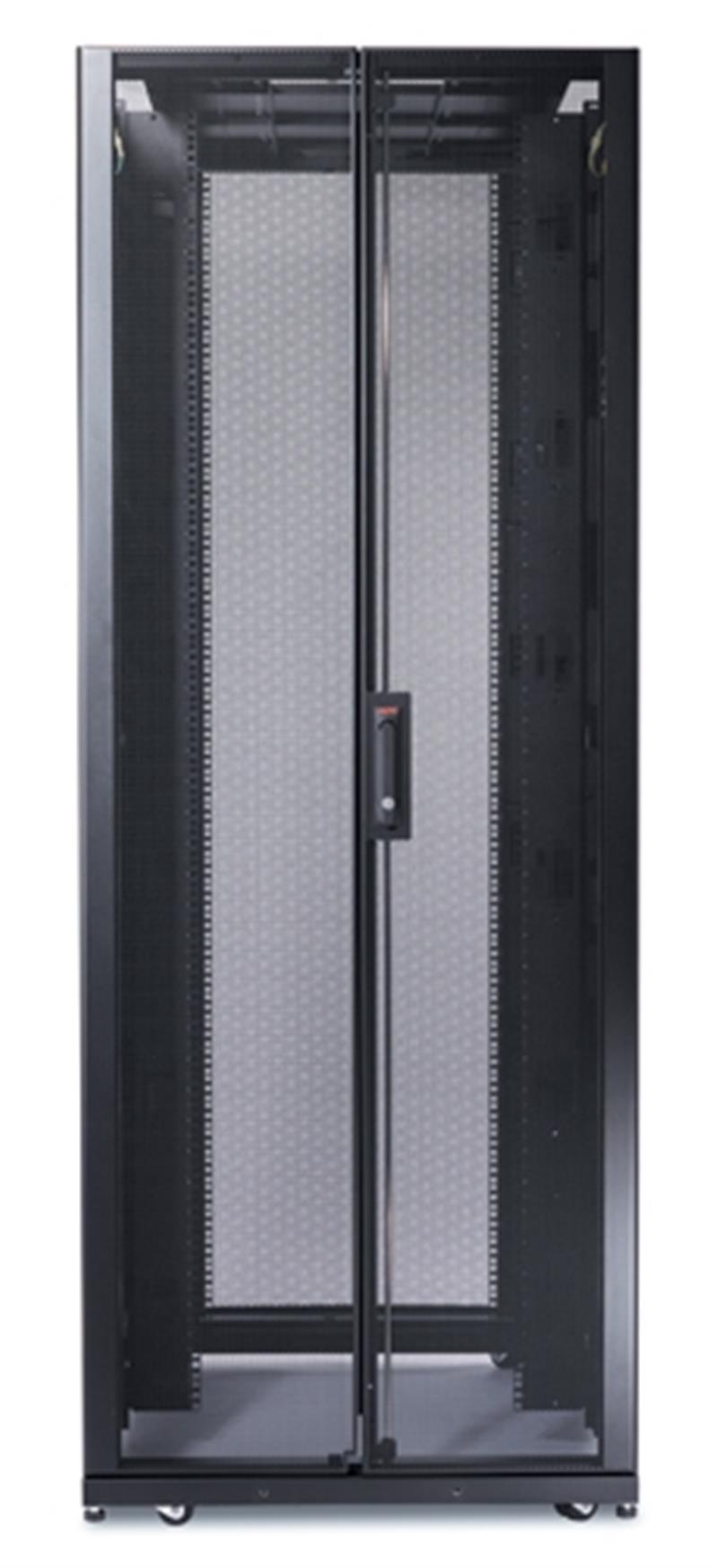 APC NetShelter SX 42U 750mm(b) x 1200mm(d) 19"" IT rack, behuizing met zijpanelen, zwart