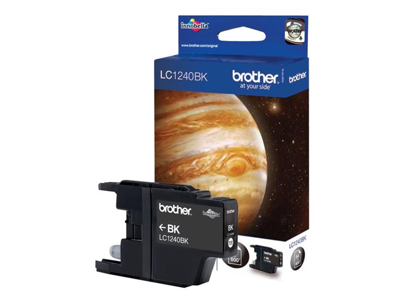Brother LC-1240BKBP inktcartridge Origineel Zwart 1 stuk(s)