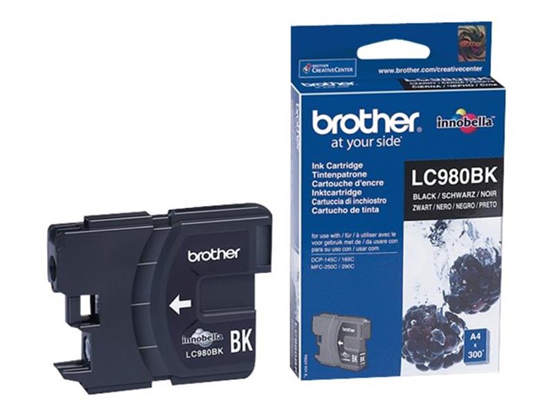 Brother LC-980BK inktcartridge Origineel Zwart 1 stuk(s)