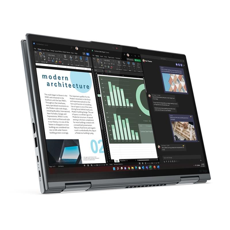 Lenovo ThinkPad X1 Yoga i5-1335U Hybride (2-in-1) 35,6 cm (14"") Touchscreen WUXGA Intel® Core™ i5 16 GB LPDDR5-SDRAM 512 GB SSD Wi-Fi 6E (802.11ax) W