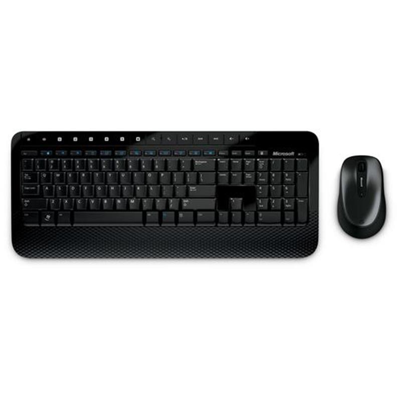 Microsoft Wireless Desktop 2000 toetsenbord RF Draadloos QWERTY US International Zwart