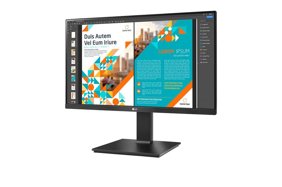 LG 24QP550-B computer monitor 60,5 cm (23.8"") 2560 x 1440 Pixels Quad HD LED Zwart