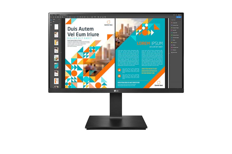 LG 24QP550-B computer monitor 60,5 cm (23.8"") 2560 x 1440 Pixels Quad HD LED Zwart