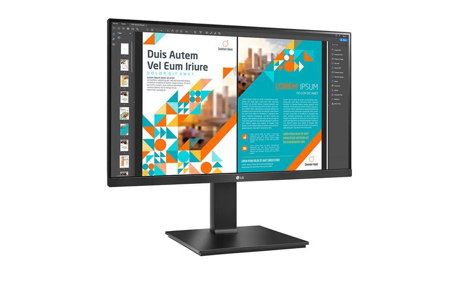 LG 24QP550-B computer monitor 60,5 cm (23.8"") 2560 x 1440 Pixels Quad HD LED Zwart