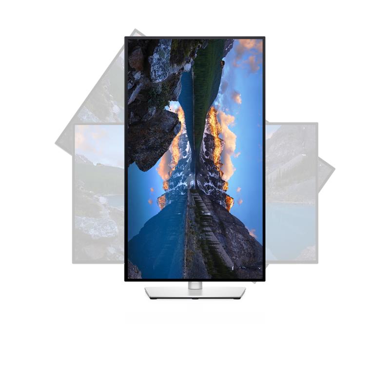 DELL U2722DE 68,6 cm (27"") 2560 x 1440 Pixels Quad HD LCD Zwart, Zilver