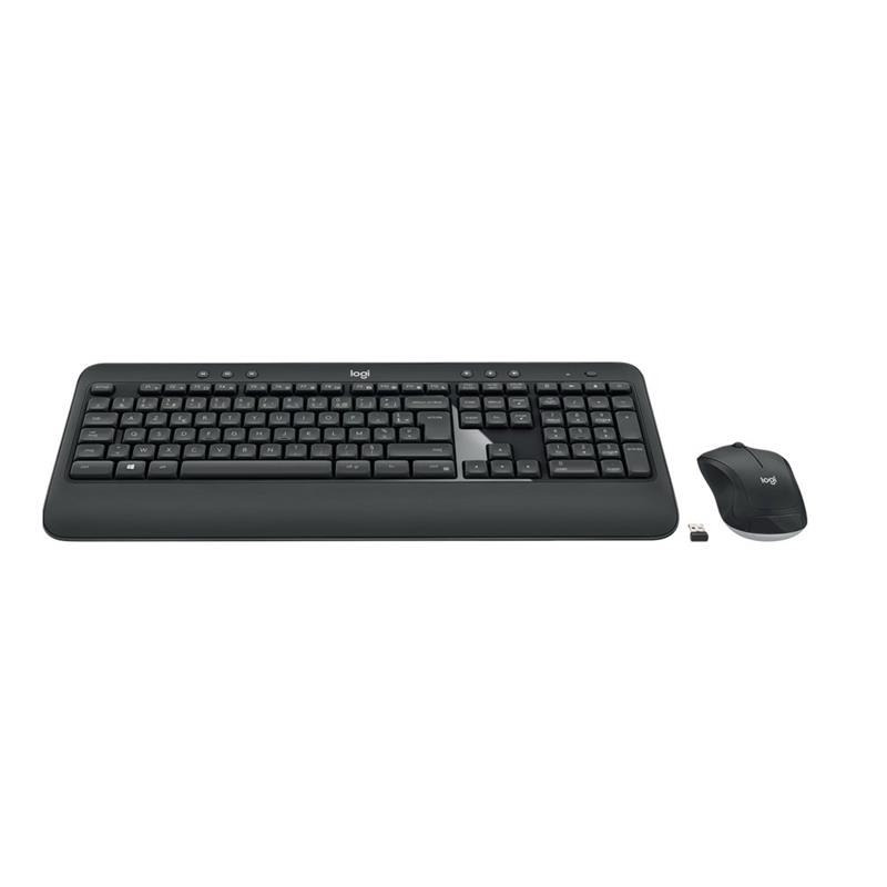 Logitech MK540 toetsenbord RF Draadloos AZERTY Belgisch Zwart, Wit