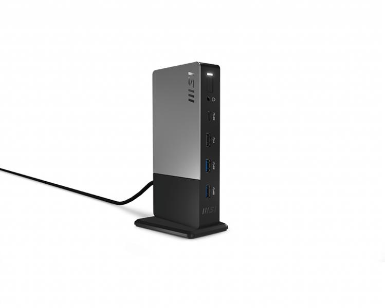 MSI USB-C Docking Station Gen 2 USB 3.2 Gen 2 (3.1 Gen 2) Type-C Zwart