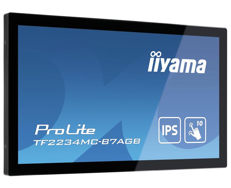 iiyama ProLite TF2234MC-B7AGB touch screen-monitor 54,6 cm (21.5"") 1920 x 1080 Pixels Multi-touch Multi-gebruiker Zwart